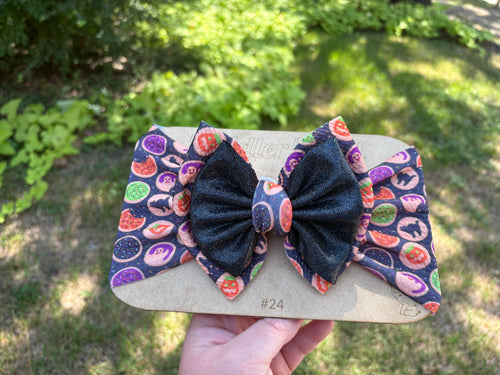 Black holo on cookies headwrap