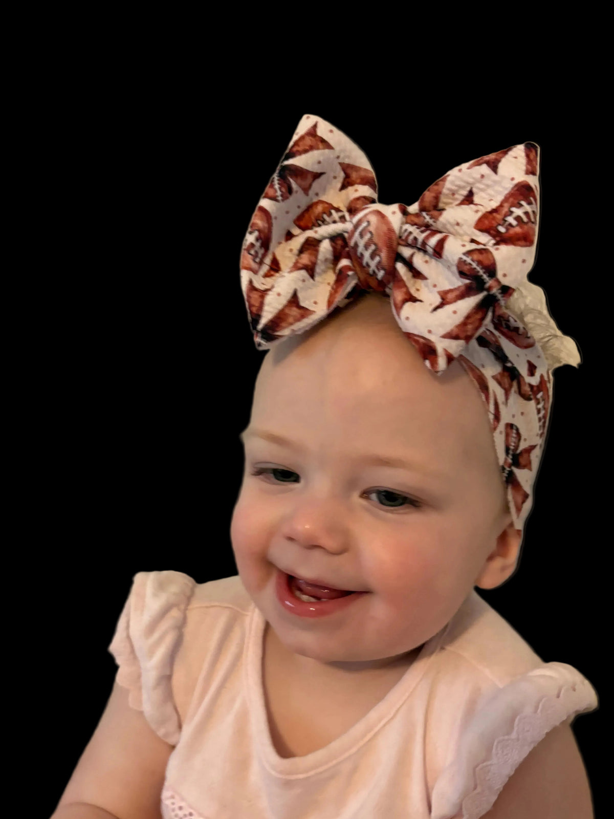 Football Bows Bows & Headwraps