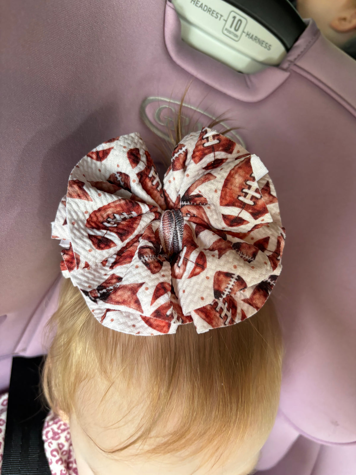 Football Bows Bows & Headwraps